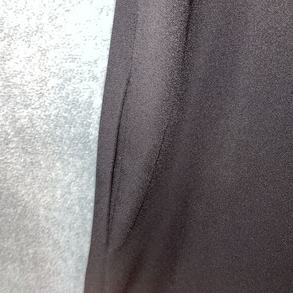 Ann Taylor Dress Womens 16 Black Shift Short Sleeve Knee Length Zip‎ Up Lined - Picture 11 of 11